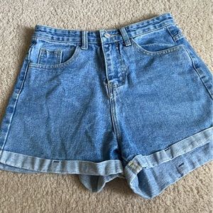 Teen’s Plan Denim Shorts